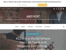 Tablet Screenshot of andymort.com